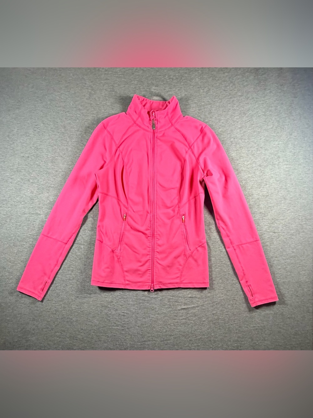 Zella Hot Pink Full-Zip Utility Jacket